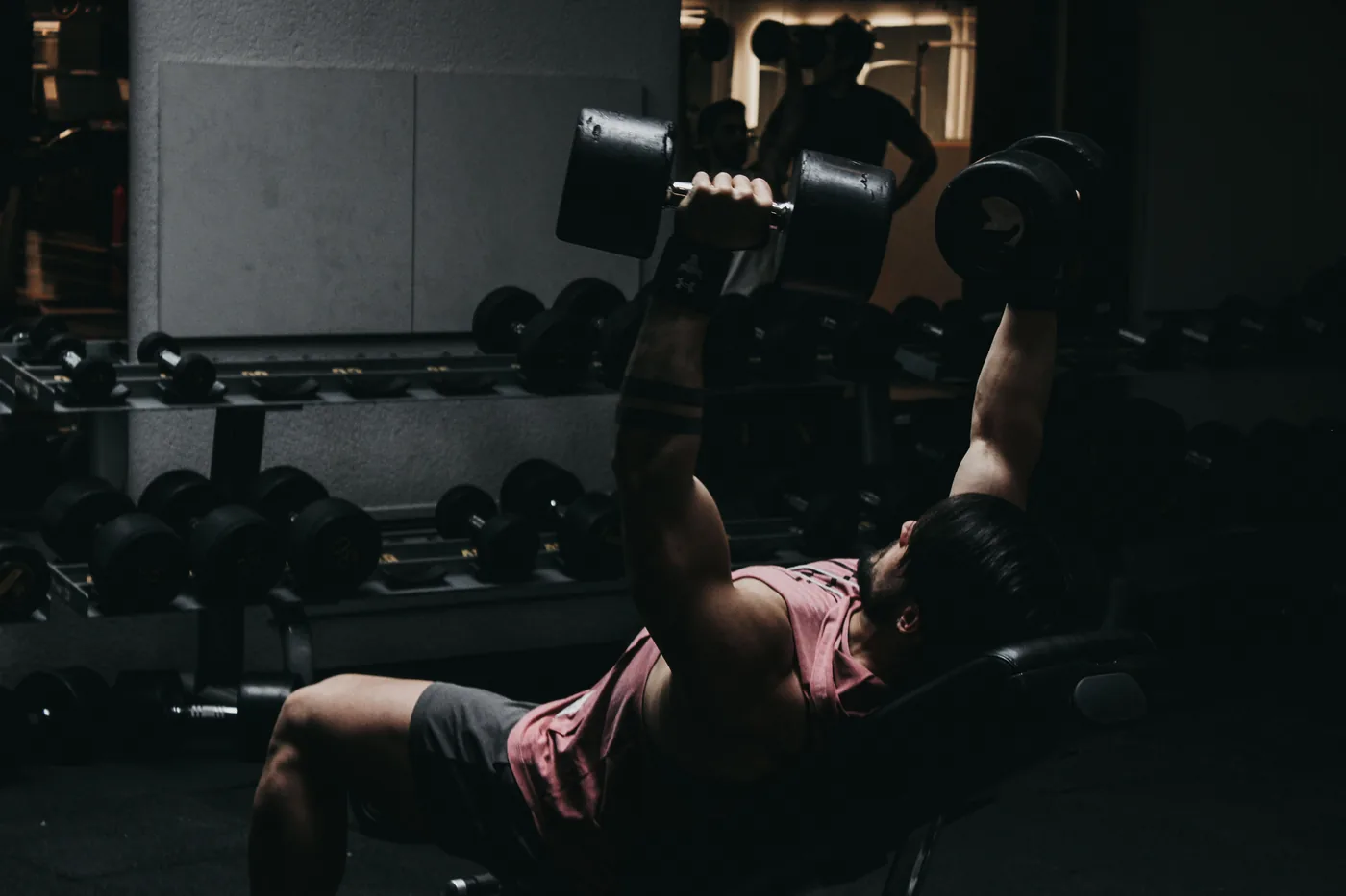 Treino de musculação